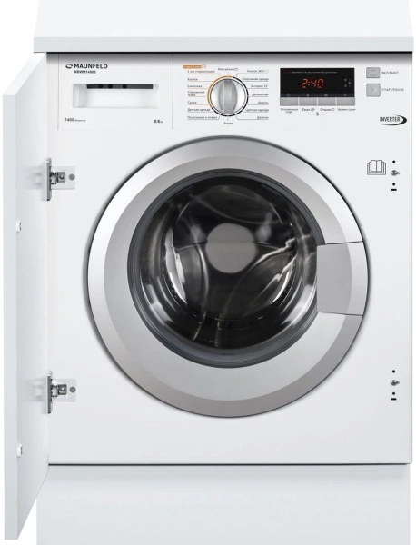 Стиральная машина Maunfeld MBWM1486S класс:A+++ загрузка до 8кг отжим:1400об/мин белый