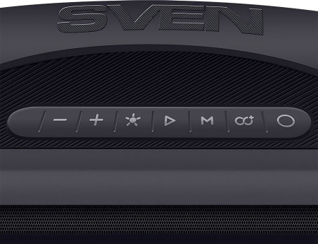 Колонка порт. Sven PS-380 черный 40W 2.0 BT/3.5Jack/USB 10м 3000mAh (SV-021290)