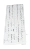 Клавиатура Acer OKW123 белый USB (ZL.KBDEE.00D)