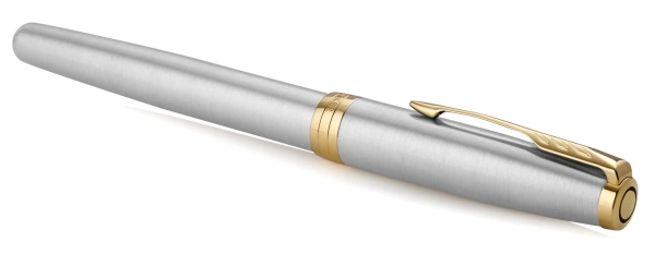 Ручка роллер Parker Sonnet Core T527 (CW1931506) Stainless Steel GT M черн. черн. подар.кор.