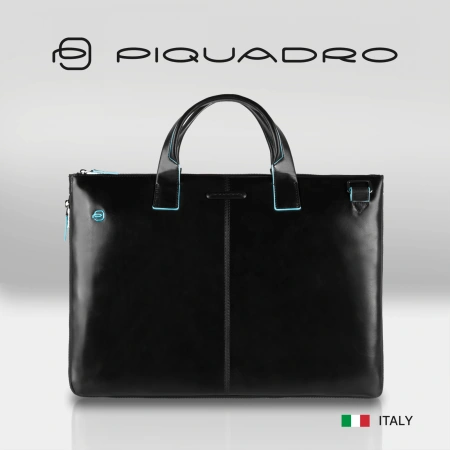 Сумка для ноутбука Piquadro Blue Square CA4021B2/N черный натур.кожа