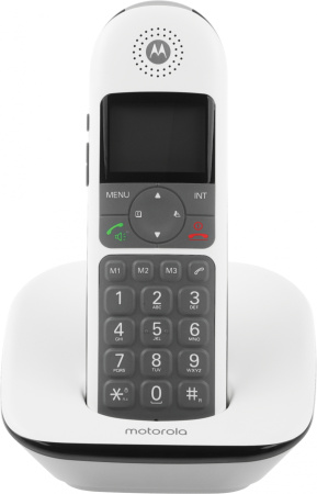 Р/Телефон Dect Motorola CD5001 черный/белый АОН
