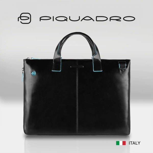 Сумка для ноутбука Piquadro Blue Square CA4021B2/N черный натур.кожа