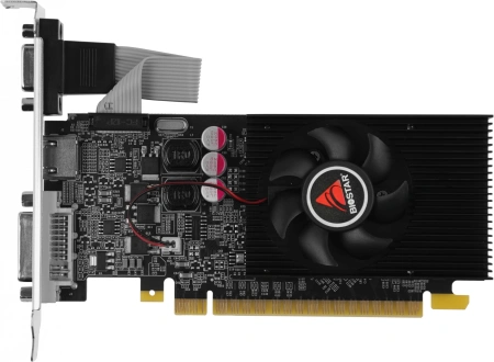 Видеокарта Biostar PCI-E G210-1GB D3 LP NVIDIA GeForce 210 1Gb 64bit DDR3 589/1333 DVIx1 HDMIx1 CRTx1 Ret low profile
