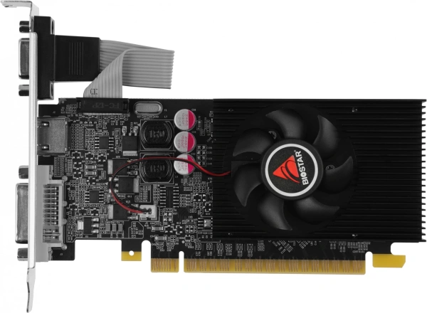 Видеокарта Biostar PCI-E G210-1GB D3 LP NVIDIA GeForce 210 1Gb 64bit DDR3 589/1333 DVIx1 HDMIx1 CRTx1 Ret low profile