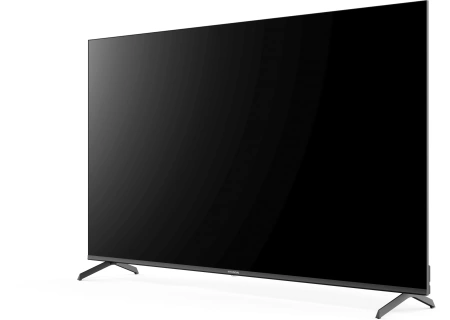 Телевизор LED Hyundai 65" H-LED65BU7009 Smart Android TV Frameless Metal черный/черный/4K Ultra HD/D