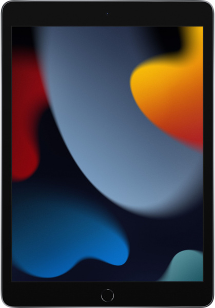Планшет Apple iPad 2021 A2602 A13 Bionic 6С RAM3Gb ROM256Gb 10.2" IPS 2160x1620 iOS серый космос 8Mpix 12Mpix BT WiFi 10hr