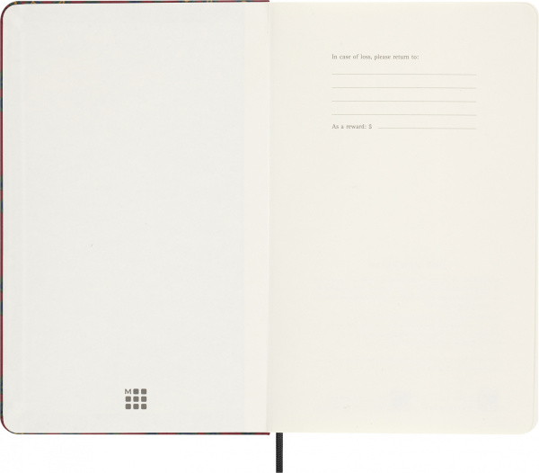 Блокнот Moleskine LE PRESCIOUS & ETHICAL SILK 130х210мм 240стр. линейка подар.кор. бордовый