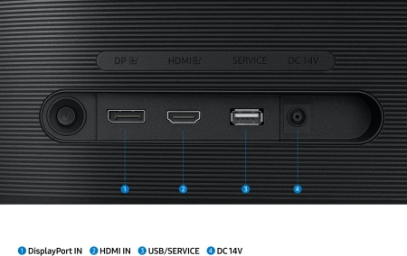 Монитор Samsung 24" S24C330GAI IPS WQ чер 1ms HDMI DP USB 100Hz 250cd Ex
