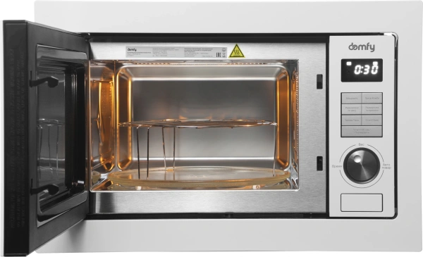 Микроволновая печь Domfy DM2540BW WG 25л. 900Вт белый (встраиваемая)