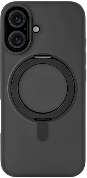 Чехол (клип-кейс) uBear для Apple iPhone 16 Clip 360 with MagSafe черный (CS437BL61RG-I24M)