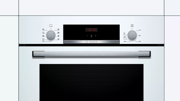 Духовой шкаф Электрический Bosch HBF534EW0Q белый/серебристый