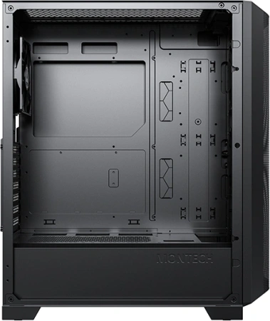Корпус Montech Sky One Lite черный без БП ATX 5x120mm 5x140mm 2xUSB3.0 audio bott PSU