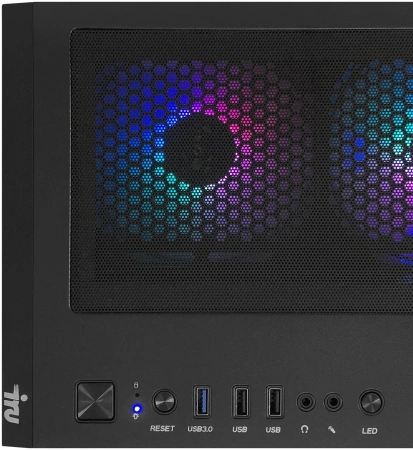 ПК IRU Game 710Z7GP TWR i7 12700F (2.1) 64Gb SSD1Tb RTX4060Ti 8Gb FreeDOS GbitEth 850W черный (2075023)