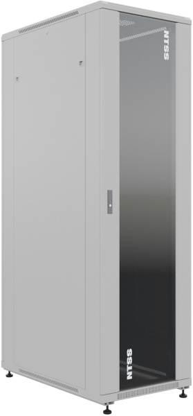 Шкаф серверный NTSS Премиум (NTSS-R22U60100GS) напольный 22U 600x1000мм пер.дв.стекл металл 900кг се