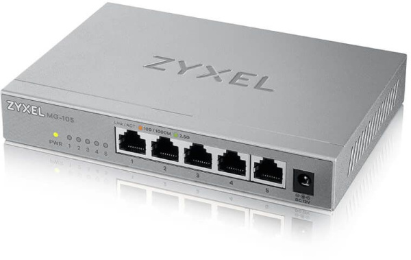 Коммутатор Zyxel MG-105 MG-105-ZZ0101F неуправляемый