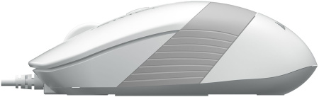 Мышь A4Tech Fstyler FM10S белый/серый оптическая 1600dpi silent USB 3but (FM10S USB WHITE)