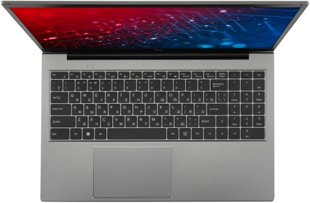 Ноутбук IRU Planio 15INP N-series N100 8Gb SSD256Gb Intel UHD Graphics 15.6" IPS FHD (1920x1080) Windows 11 Professional grey WiFi BT Cam 5000mAh (2023736)