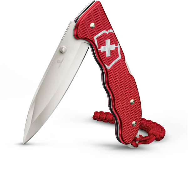 Нож перочинный Victorinox Evoke Alox (0.9415.D20) 136мм 5функц. красный без чехла подар.коробка