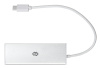 Разветвитель USB-C Digma HUB-4U3.0-UC-S 4порт. серебристый