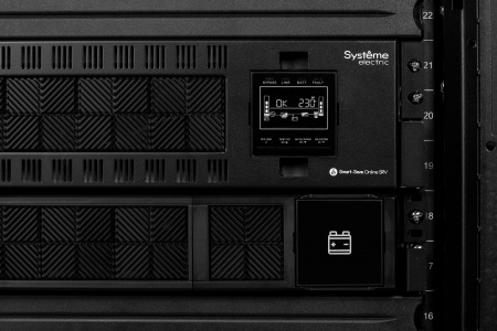 Источник бесперебойного питания Systeme Electriс SRV SRVSE10KRTXLI5U 9000Вт 10000ВА черный