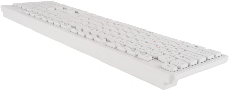 Клавиатура + мышь Оклик 240M клав:белый мышь:белый USB беспроводная slim Multimedia (1091258)