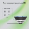 Устройство охлаждения(кулер) Digma D-CPC110-2 120x120x25mm Soc-AM4/1151/1200 черный 3-pin 29dB Al 110W 185gr Ret