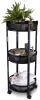 Этажерка Domfy DHC-FC30862 34.2x34.2x83.6см d=34.2см черный