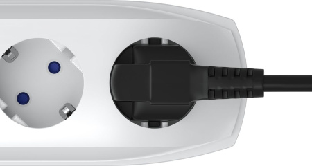 Сетевой фильтр Pilot Pro USB 1.8м (6 розеток) серый (коробка)