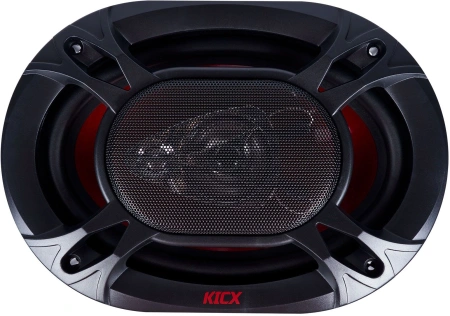 Колонки автомобильные Kicx SP 693 200Вт 92дБ 4Ом 16x23см (6x9дюйм) (ком.:2кол.) коаксиальные трехполосные