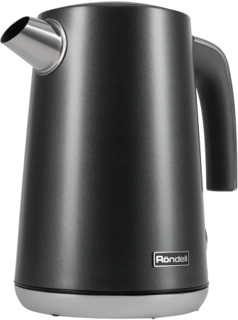 Чайник электрический Rondell 1002-RE-01 1.7л. 2200Вт черный корпус: металл (RDE-1002)