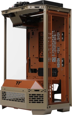 Корпус Thermaltake The Tower 300 Gravel Send коричневый без БП mATX 8x120mm 6x140mm 2xUSB3.0 audio bott PSU