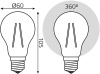 Лампа светодиодная Gauss Filament 102902220 20Вт цок.:E27 груша 220B 4100K св.свеч.бел.нейт. (упак.:1шт)