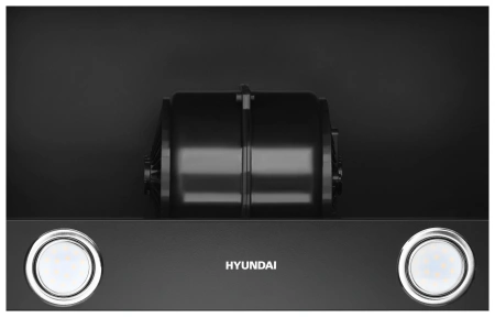 Вытяжка встраиваемая Hyundai HBH 6232 IX нержавеющая сталь/черный управление: кнопочное (1 мотор)