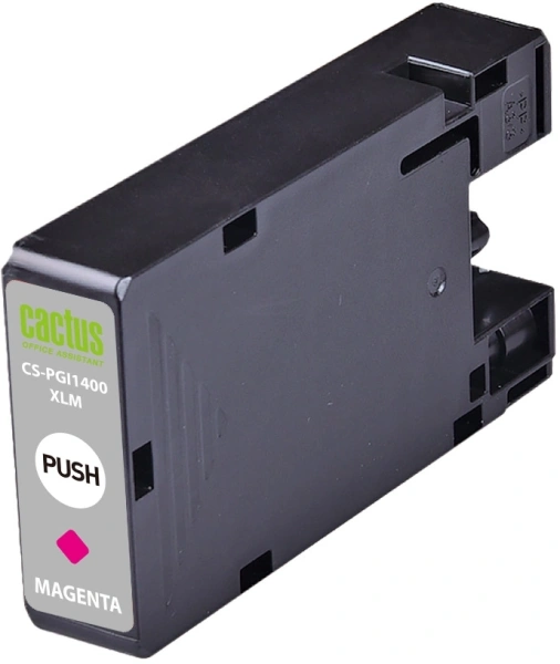Картридж струйный Cactus CS-PGI1400XLM PGI-1400 пурпурный (12мл) для Canon MB2050/MB2350/MB2040/MB2340