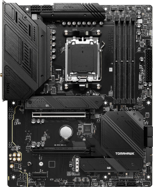 Материнская плата MSI MAG B650 TOMAHAWK WIFI SocketAM5 AMD B650 4xDDR5 ATX AC`97 8ch(7.1) 2.5Gg RAID