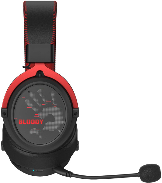 Наушники с микрофоном A4Tech Bloody MR590 Sports красный/черный 1.5м мониторные BT/Radio/3.5mm (MR59