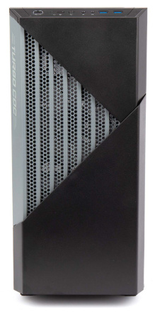 Корпус Hiper CC BG черный без БП ATX 1x120mm 3x140mm 2xUSB3.0 audio bott PSU