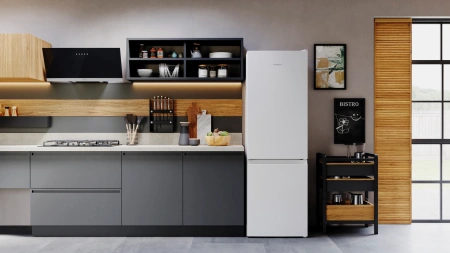 Холодильник Hotpoint HT 4180 W 2-хкамерн. белый/серебристый (869892400380)