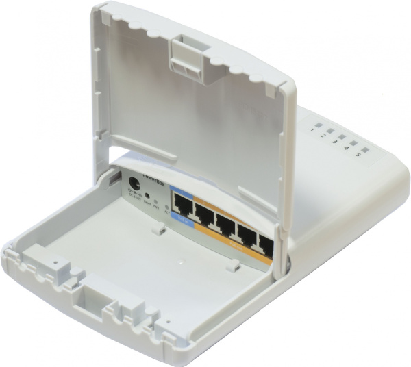 Роутер MikroTik PowerBox (RB750P-PBR2) 10/100BASE-TX белый