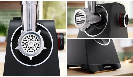 Мясорубка Bosch MFWS440B 1900Вт черный