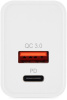 Сетевое зар./устр. Digma DGW2D 20W 3A+1A (PD+QC) USB-C/USB-A универсальное белый (DGW2D0F110WH)