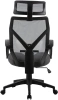 Кресло Cactus CS-MC414-GY черный/серый сетка/ткань
