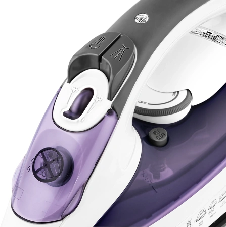 Утюг Vitek VT-8356 2600Вт белый/серый