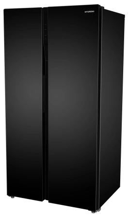 Холодильник Hyundai CS6503FV 2-хкамерн. черное стекло инвертер
