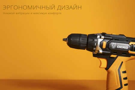 Дрель-шуруповерт Deko DKCD12FU-Li аккум. патрон:быстрозажимной (063-4100)
