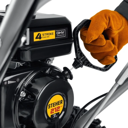 Снегоуборщик бензин. Steher GST-756 5.15кВт 7л.с.