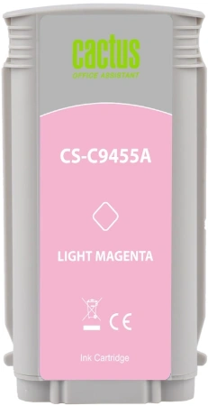 Картридж струйный Cactus CS-C9455A №70 светло-пурпурный (130мл) для HP DJ Z3100