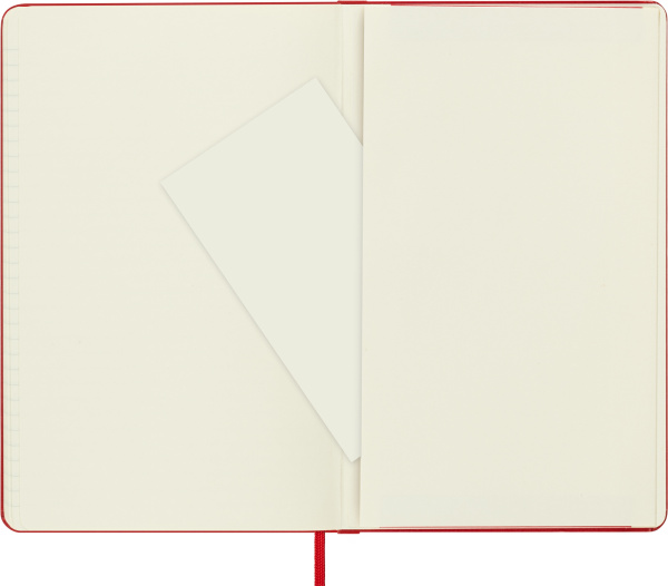 Блокнот Moleskine CLASSIC QP060R Large 130х210мм 240стр. линейка твердая обложка красный