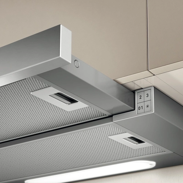 Вытяжка встраиваемая Elica Elite 14 Lux GRIX/A/60 серебристый управление: кнопочное (1 мотор)